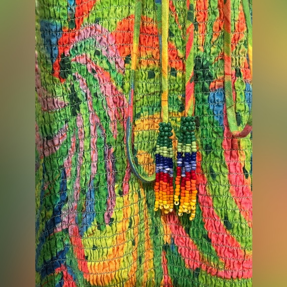 Dresses & Skirts - Farm Rio dress beaded XL